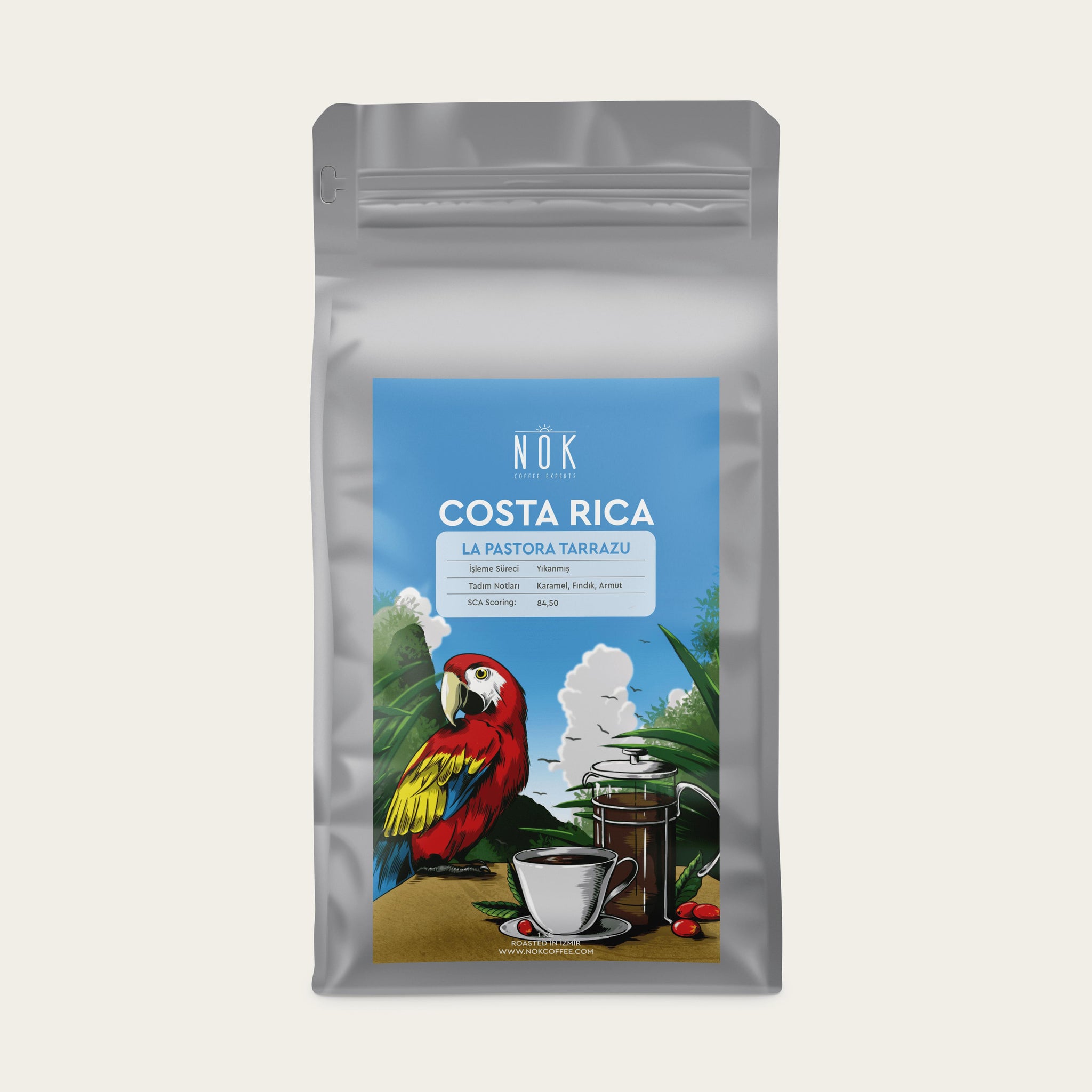 Costa Rica La Pastora Tarrazu - Çekirdek (Öğütülmemiş) - 1 Kg